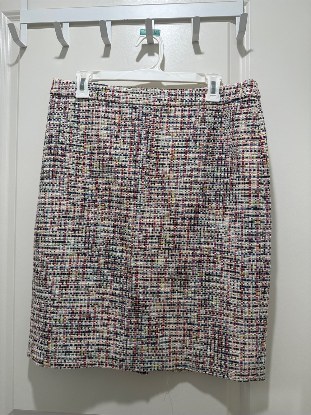 J. Crew Tweed Multi-Color Pencil Skirt - Women